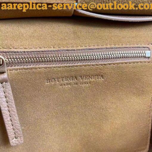 Replica Bottega Veneta Arco Mini Bag In Caramel Grained Leather 11