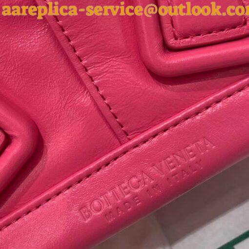 Replica Bottega Veneta Arco Mini Bag In Pink Intrecciato Leather 3