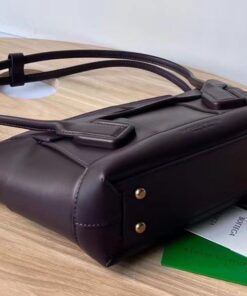 Replica Bottega Veneta Arco Small Bag In Grape Intrecciato Calfskin