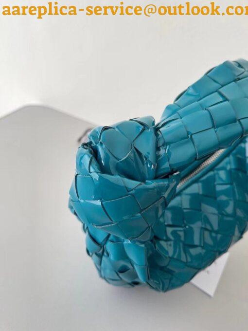 Replica Bottega Veneta BV Jodie Mini Bag In Blaster Intrecciato Patent Leather