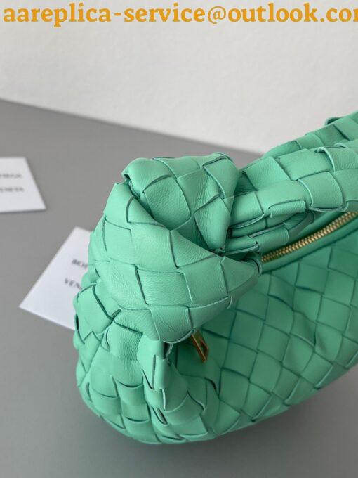 Replica Bottega Veneta BV Jodie Mini Bag In Fountain Intrecciato Lambskin 5