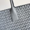 Replica Bottega Veneta Cabat Medium Bag In Thunder Intrecciato Lambskin 13