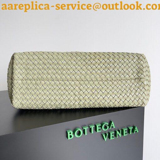 Replica Bottega Veneta Cabat Large Bag In Travertine Intrecciato Lambskin