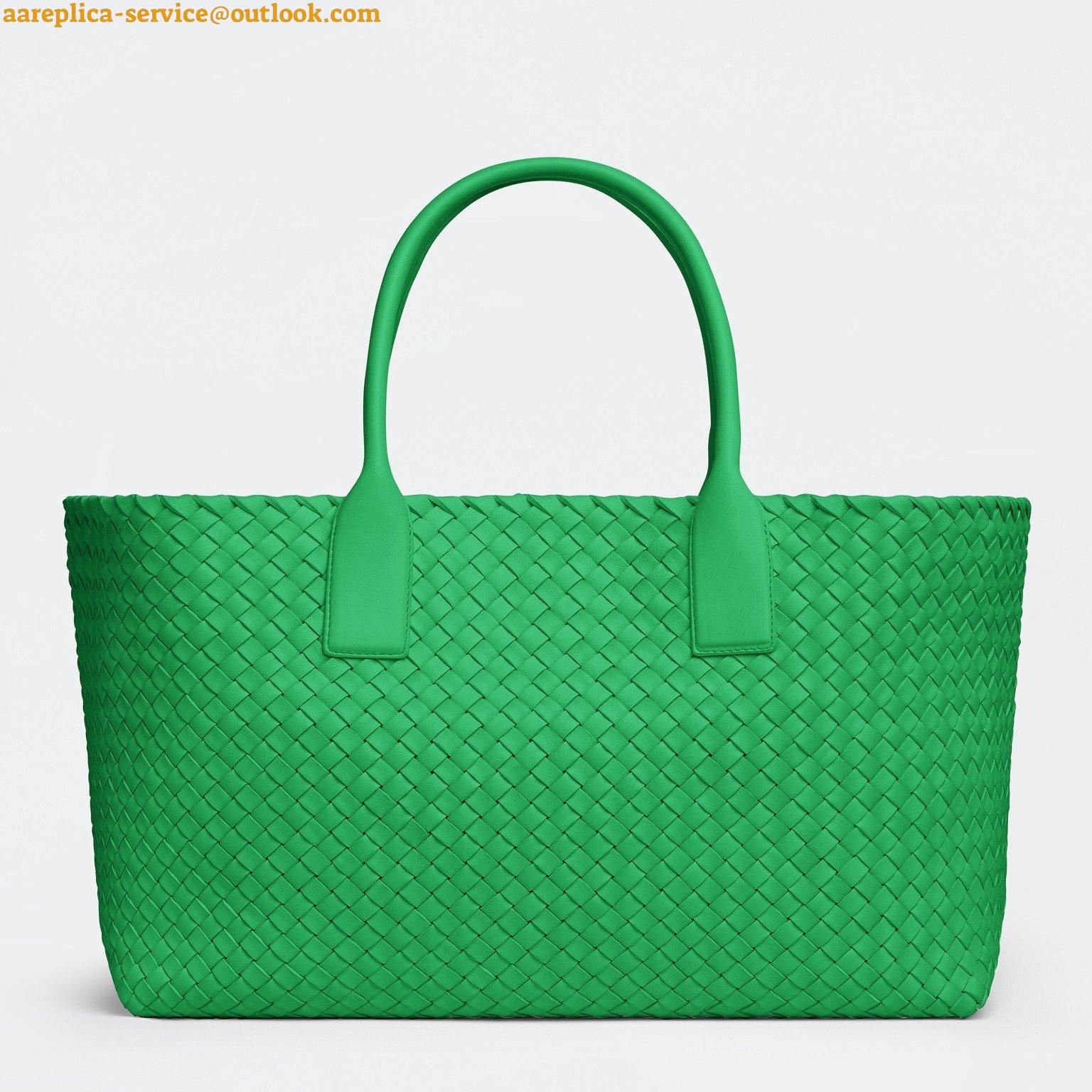 Replica Bottega Veneta Cabat Medium Bag In Green Intrecciato Lambskin 11 Replica Bottega Veneta Cabat Medium Bag In Green Intrecciato Lambskin 11