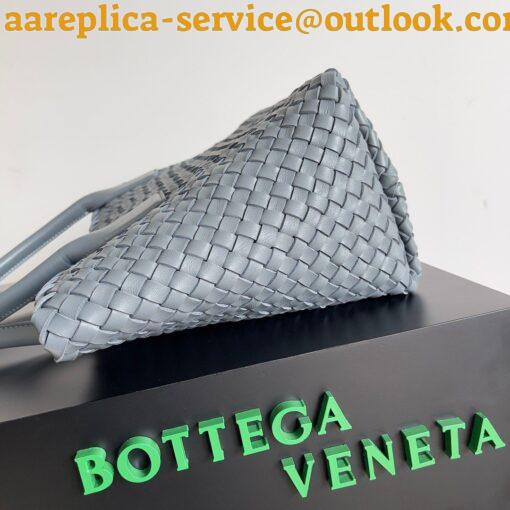 Replica Bottega Veneta Cabat Medium Bag In Thunder Intrecciato Lambskin 5