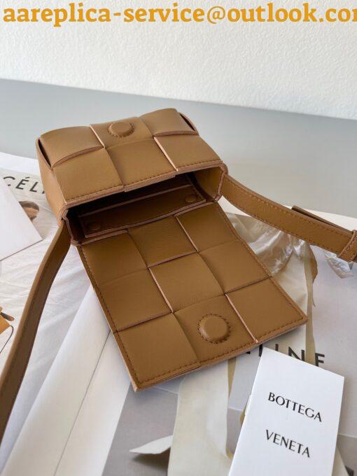Replica Bottega Veneta Candy Cassette Bag In Acorn Lambskin 9