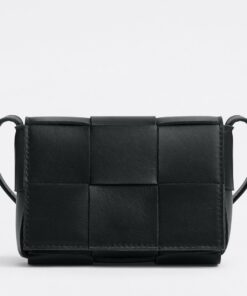 Replica Bottega Veneta Candy Cassette Bag In Black Lambskin 2