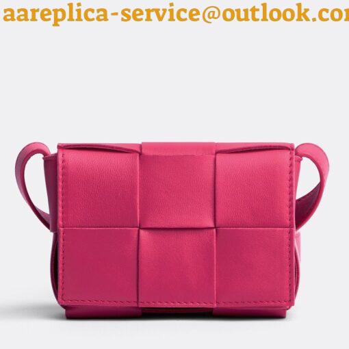 Replica Bottega Veneta Candy Cassette Bag In Cranberry Lambskin 2