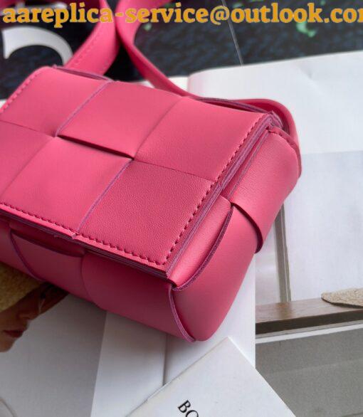 Replica Bottega Veneta Candy Cassette Bag In Cranberry Lambskin 6