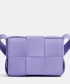 Replica Bottega Veneta Candy Cassette Bag In Wisteria Lambskin 2