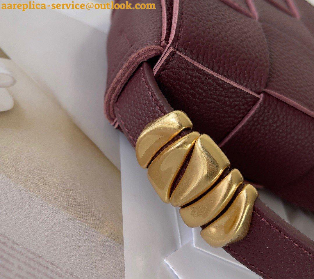 Replica Bottega Veneta Cassette Bag In Burgundy Grained Intreccio Calfskin 10 Replica Bottega Veneta Cassette Bag In Burgundy Grained Intreccio Calfskin 10