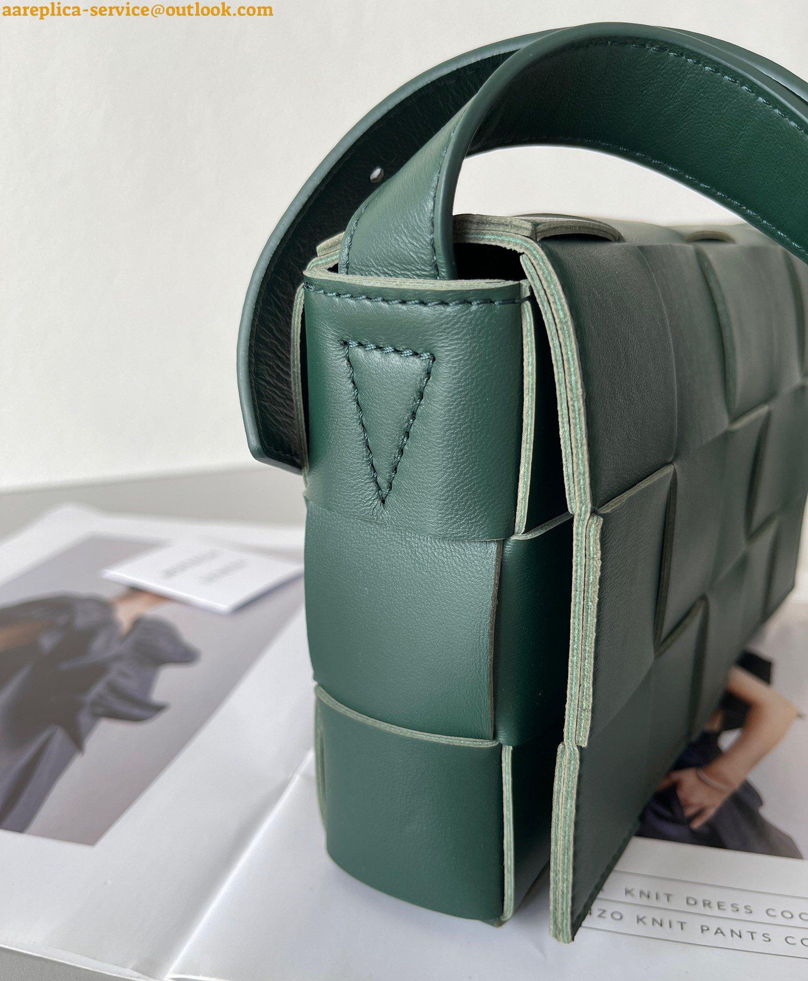 Replica Bottega Veneta Cassette Bag In Raintree Intreccio Lambskin 4 Replica Bottega Veneta Cassette Bag In Raintree Intreccio Lambskin 4