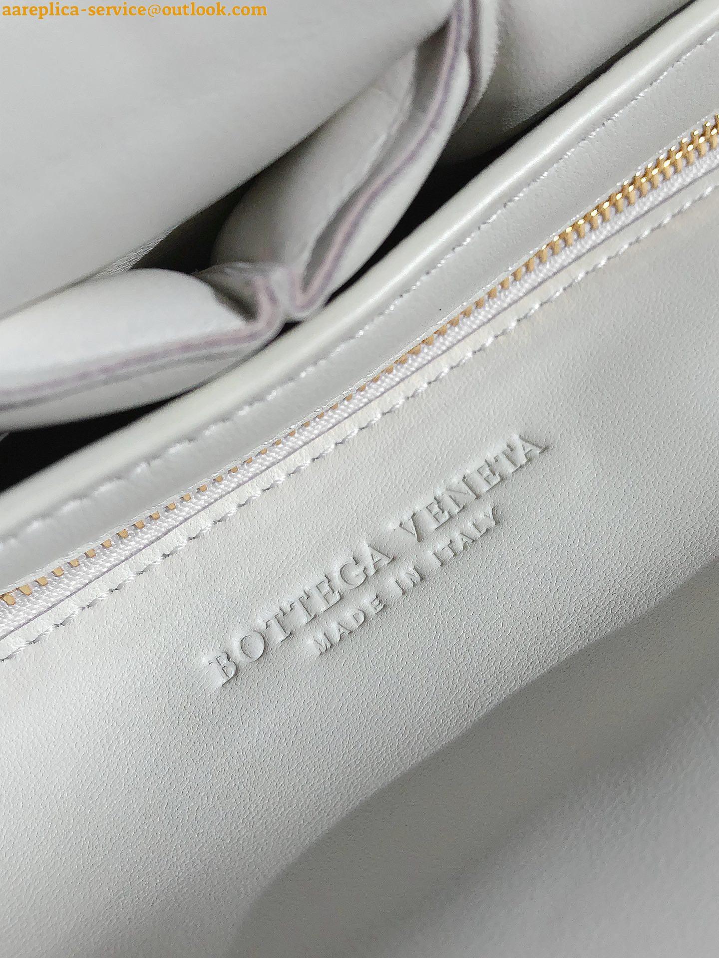 Replica Bottega Veneta Chain Cassette Bag In White Intrecciato Lambskin 30 Replica Bottega Veneta Chain Cassette Bag In White Intrecciato Lambskin 30