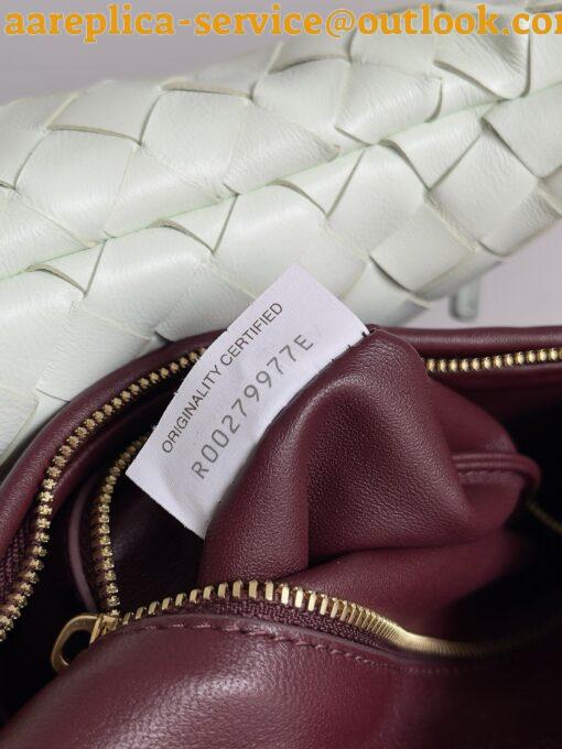 Replica Bottega Veneta Gemelli Medium Bag in Barolo/Glacier Intrecciato Lambskin 3