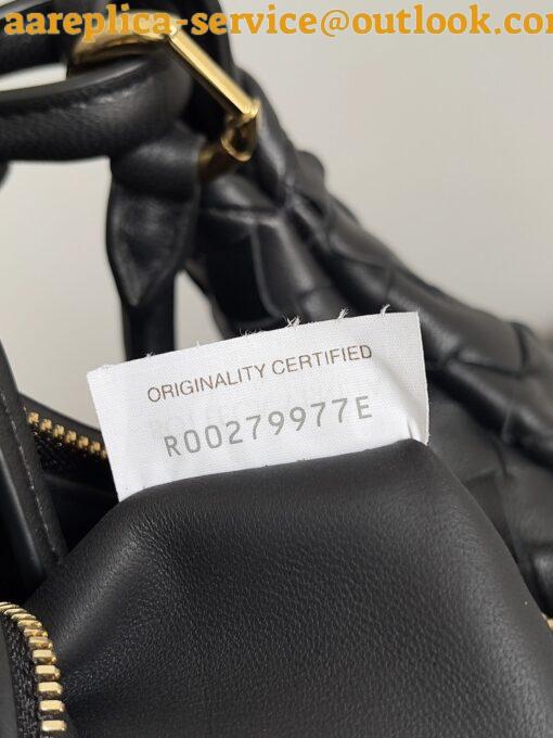 Replica Bottega Veneta Gemelli Medium Bag in Black Intrecciato Lambskin 6