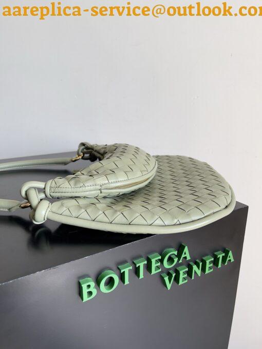 Replica Bottega Veneta Gemelli Medium Bag in Travertine Intrecciato Lambskin 16