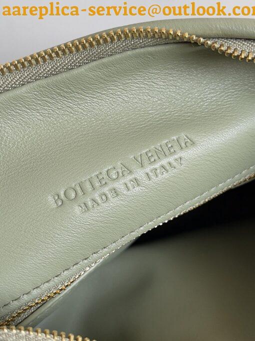 Replica Bottega Veneta Gemelli Medium Bag in Travertine Intrecciato Lambskin 20