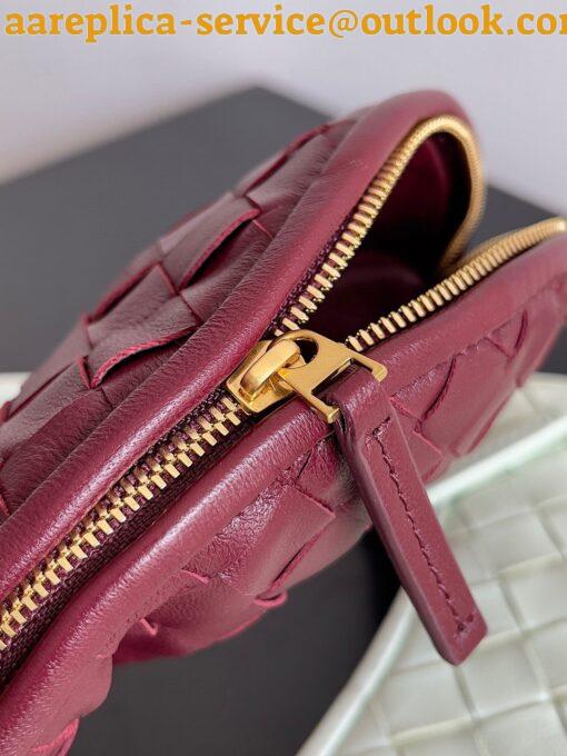 Replica Bottega Veneta Gemelli Small Bag in Glacier/Barolo Intrecciato Lambskin 7