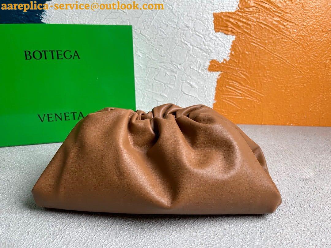 Replica Bottega Veneta Large Pouch Clutch Bag In Brown Calfskin 5 Replica Bottega Veneta Large Pouch Clutch Bag In Brown Calfskin 5