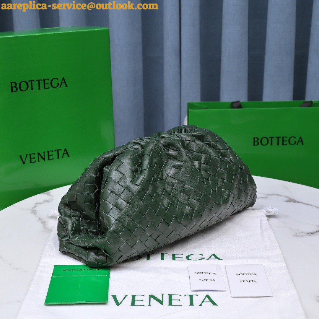 Replica Bottega Veneta Large Pouch Clutch Bag In Raintree Intrecciato Lambskin 8 Replica Bottega Veneta Large Pouch Clutch Bag In Raintree Intrecciato Lambskin 8