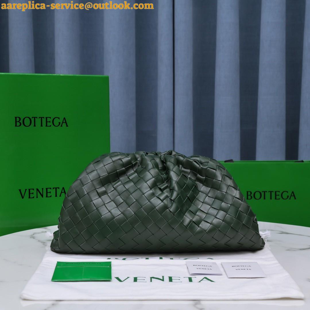 Replica Bottega Veneta Large Pouch Clutch Bag In Raintree Intrecciato Lambskin 9 Replica Bottega Veneta Large Pouch Clutch Bag In Raintree Intrecciato Lambskin 9