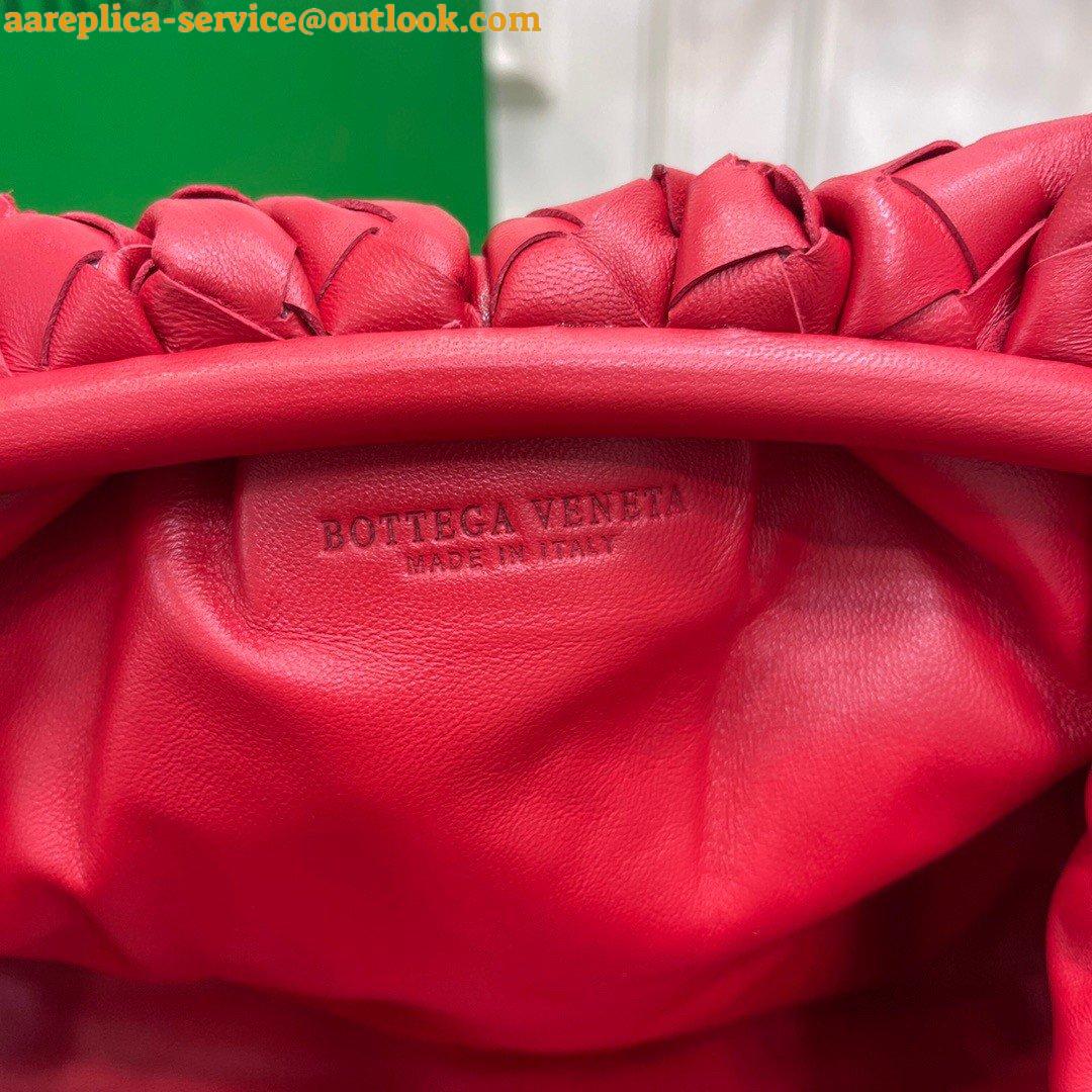 Replica Bottega Veneta Large Pouch Clutch Bag In Red Intrecciato Lambskin 2 Replica Bottega Veneta Large Pouch Clutch Bag In Red Intrecciato Lambskin 2