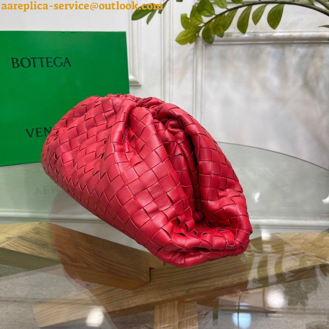 Replica Bottega Veneta Large Pouch Clutch Bag In Red Intrecciato Lambskin 7 Replica Bottega Veneta Large Pouch Clutch Bag In Red Intrecciato Lambskin 7