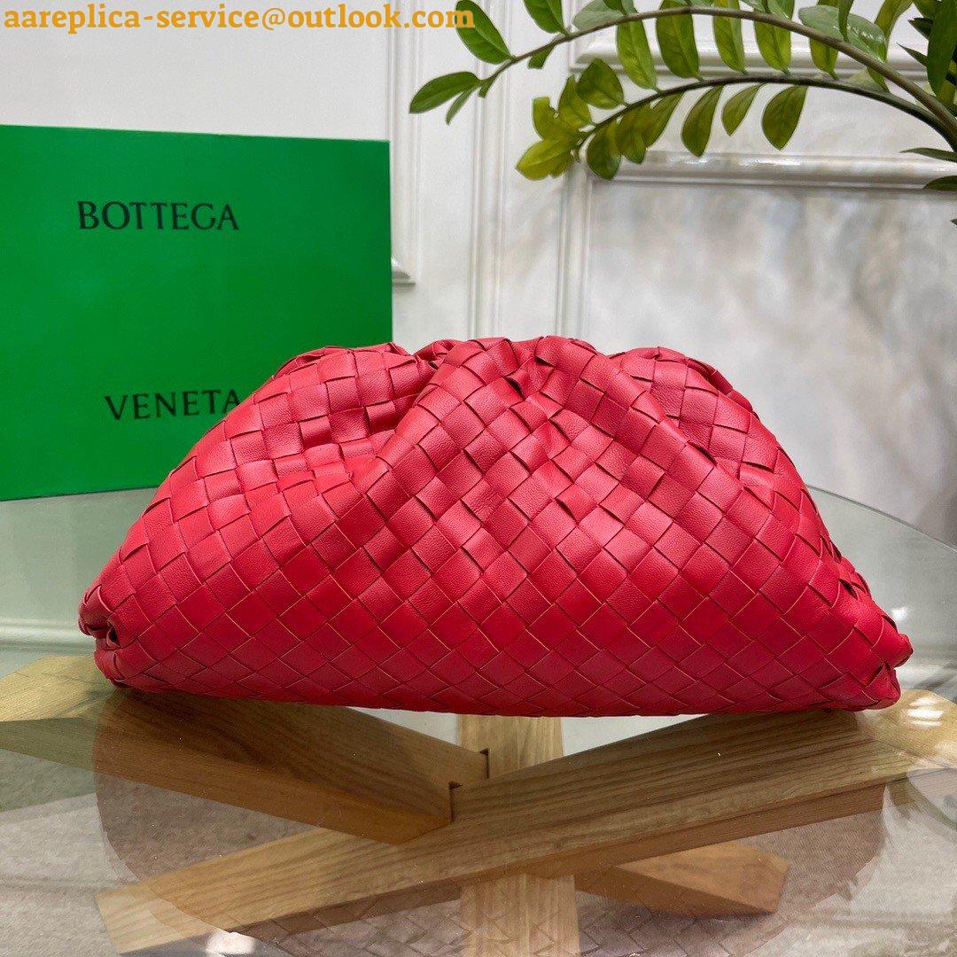 Replica Bottega Veneta Large Pouch Clutch Bag In Red Intrecciato Lambskin 9 Replica Bottega Veneta Large Pouch Clutch Bag In Red Intrecciato Lambskin 9