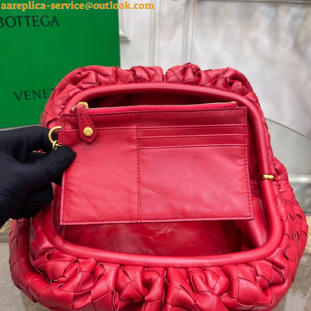 Replica Bottega Veneta Large Pouch Clutch Bag In Red Intrecciato Lambskin 11 Replica Bottega Veneta Large Pouch Clutch Bag In Red Intrecciato Lambskin 11