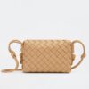 Replica Bottega Veneta Loop Small Bag In Grey Intrecciato Lambskin 13