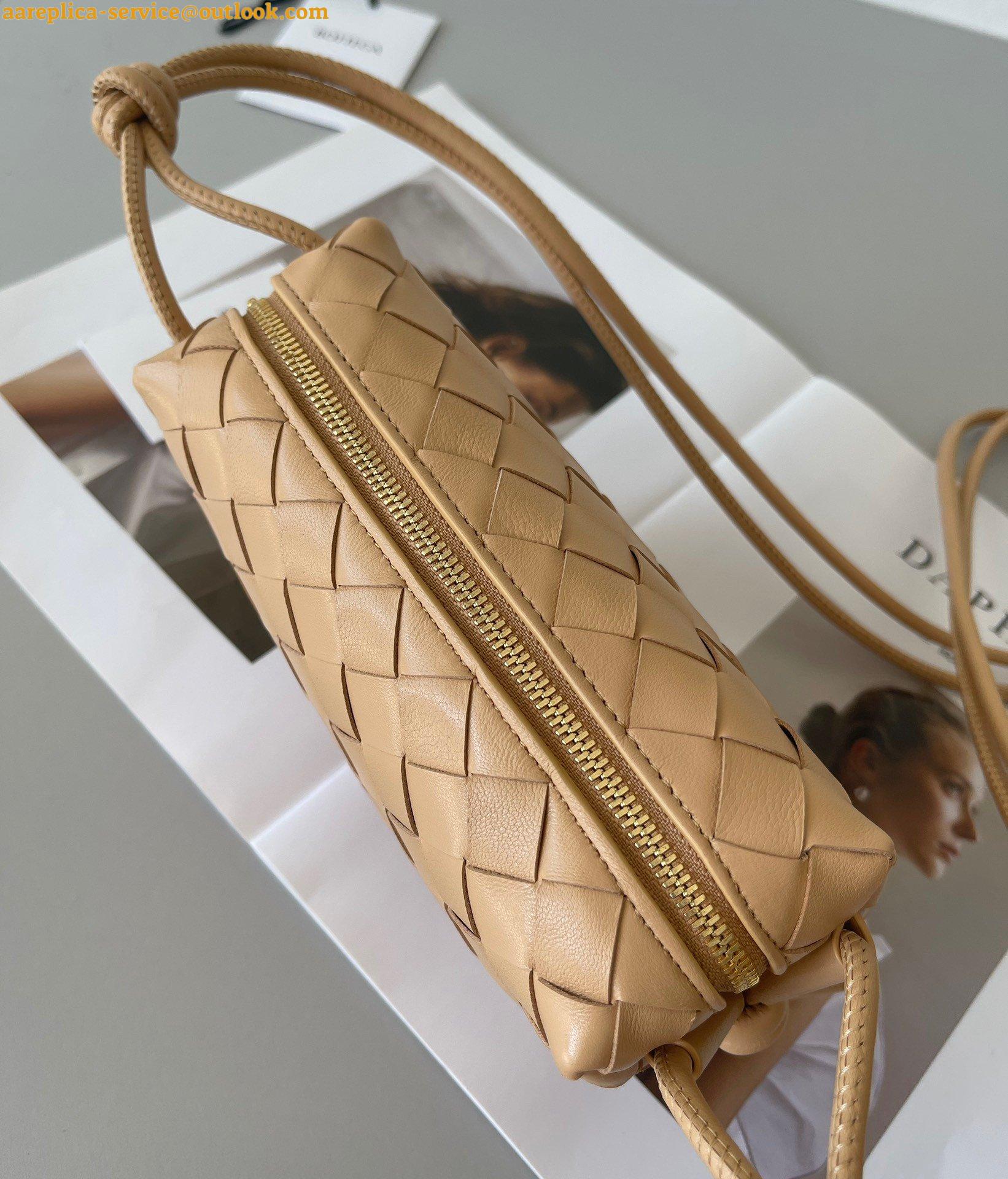 Replica Bottega Veneta Loop Mini Bag In Almond Intrecciato Lambskin 7 Replica Bottega Veneta Loop Mini Bag In Almond Intrecciato Lambskin 7