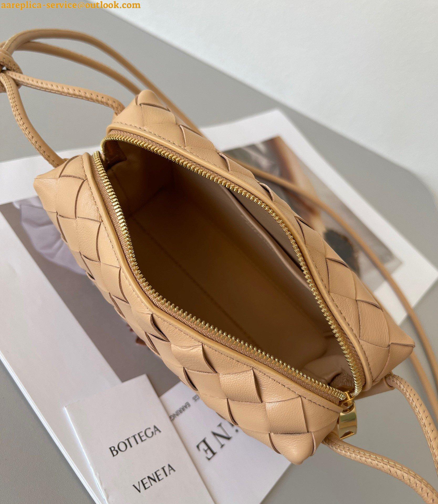 Replica Bottega Veneta Loop Mini Bag In Almond Intrecciato Lambskin 9 Replica Bottega Veneta Loop Mini Bag In Almond Intrecciato Lambskin 9