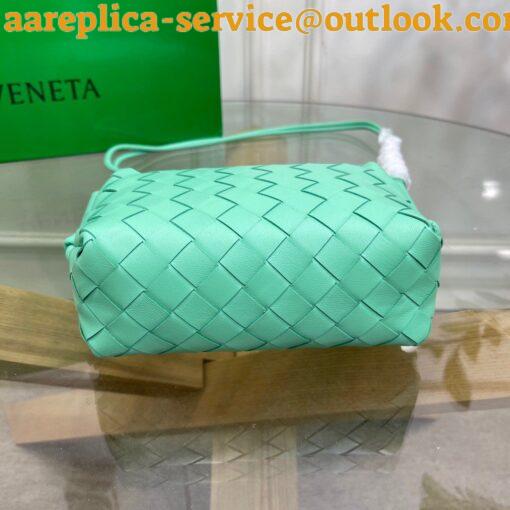 Replica Bottega Veneta Loop Mini Bag In Fountain Intrecciato Lambskin 3