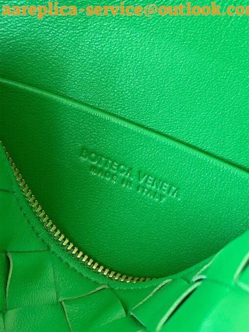 Replica Bottega Veneta Loop Mini Bag In Green Intrecciato Lambskin 10