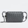 Replica Bottega Veneta Loop Mini Bag In White Intrecciato Lambskin 12