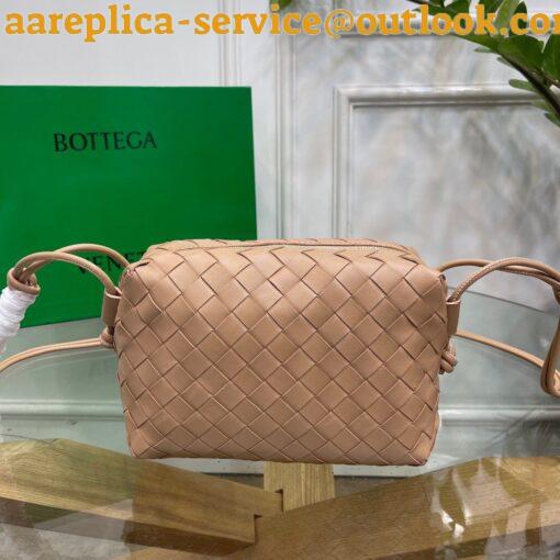 Replica Bottega Veneta Loop Small Bag In Almond Intrecciato Lambskin 3