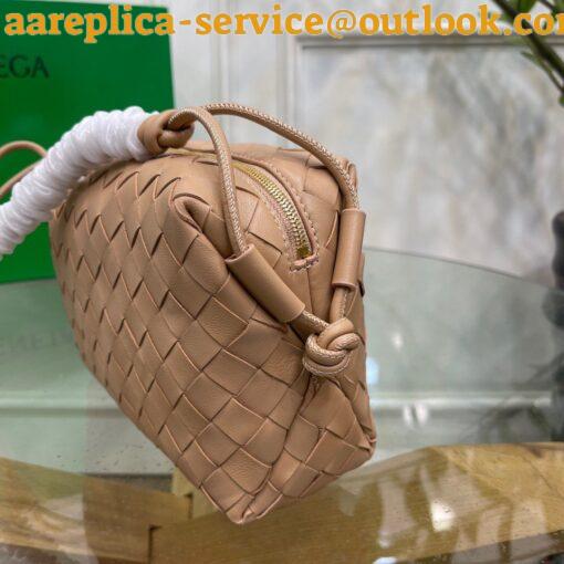 Replica Bottega Veneta Loop Small Bag In Almond Intrecciato Lambskin 9