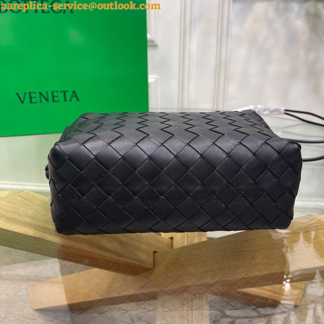 Replica Bottega Veneta Loop Small Bag In Black Intrecciato Lambskin 5 Replica Bottega Veneta Loop Small Bag In Black Intrecciato Lambskin 5