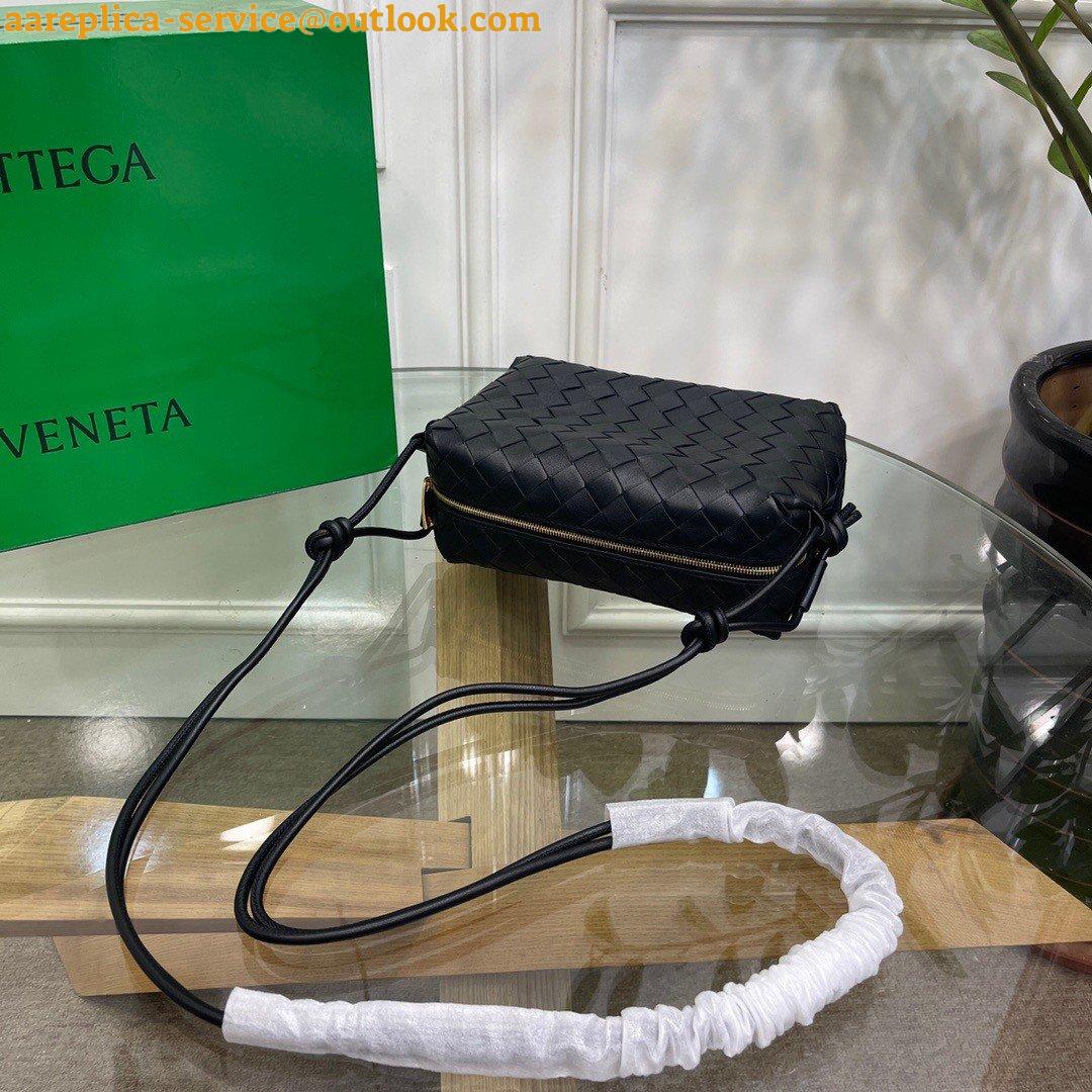 Replica Bottega Veneta Loop Small Bag In Black Intrecciato Lambskin 7 Replica Bottega Veneta Loop Small Bag In Black Intrecciato Lambskin 7