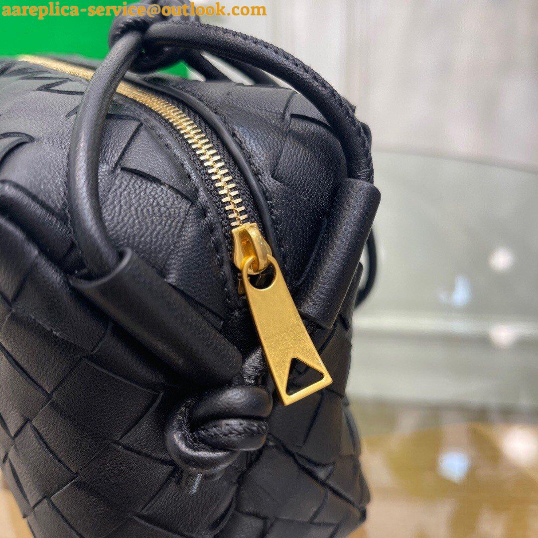 Replica Bottega Veneta Loop Small Bag In Black Intrecciato Lambskin 9 Replica Bottega Veneta Loop Small Bag In Black Intrecciato Lambskin 9