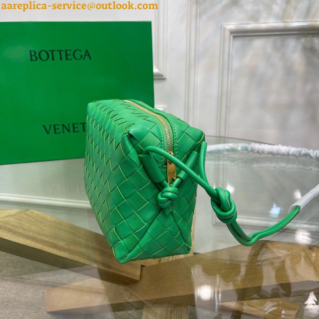 Replica Bottega Veneta Loop Small Bag In Green Intrecciato Lambskin Replica Bottega Veneta Loop Small Bag In Green Intrecciato Lambskin