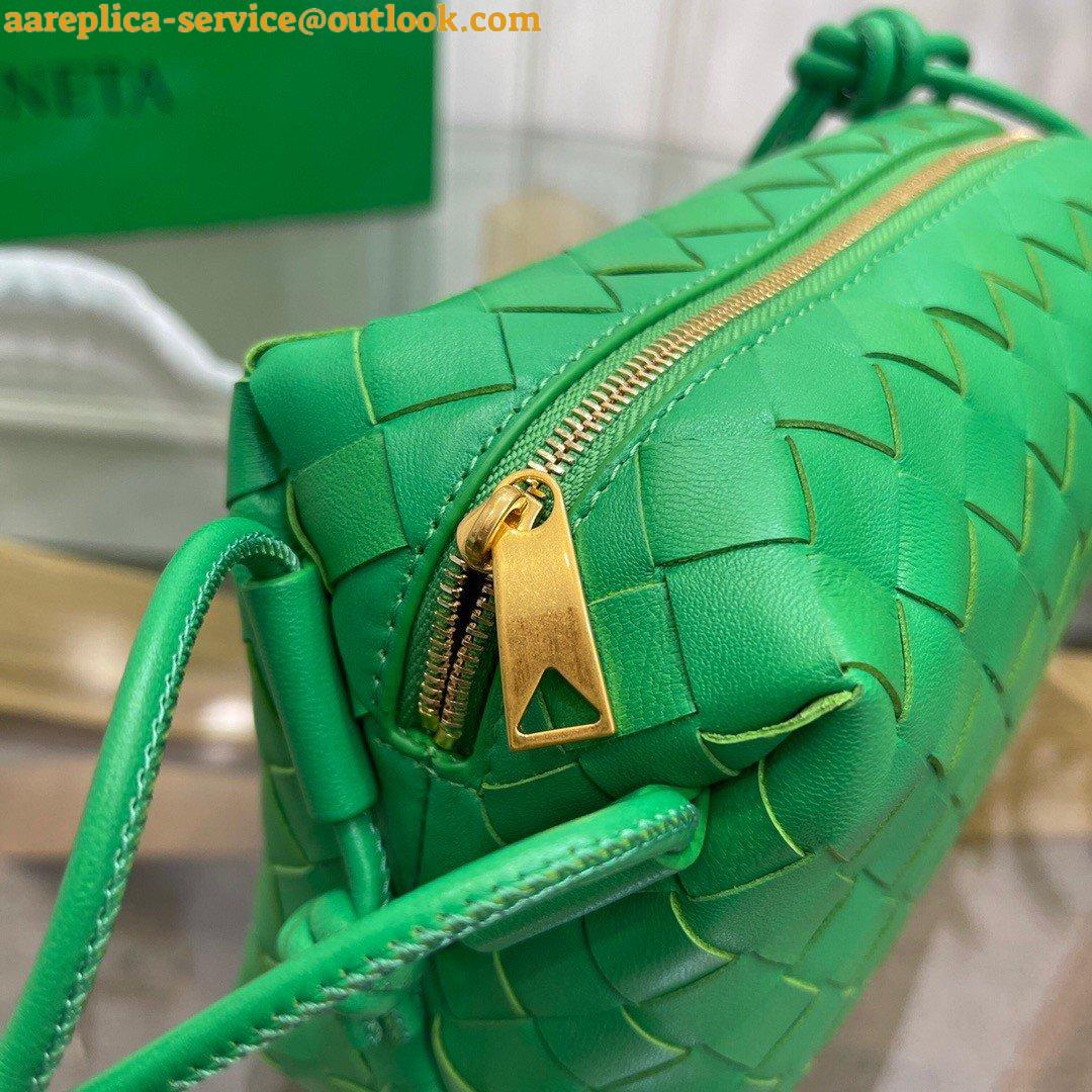 Replica Bottega Veneta Loop Small Bag In Green Intrecciato Lambskin 4 Replica Bottega Veneta Loop Small Bag In Green Intrecciato Lambskin 4