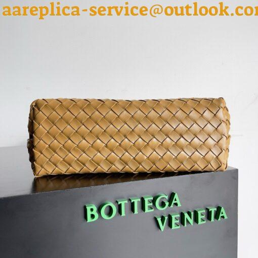 Replica Bottega Veneta Medium Andiamo Bag In Praline Intrecciato Lambskin 14