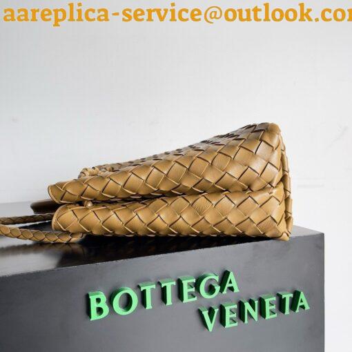 Replica Bottega Veneta Medium Andiamo Bag In Praline Intrecciato Lambskin 15