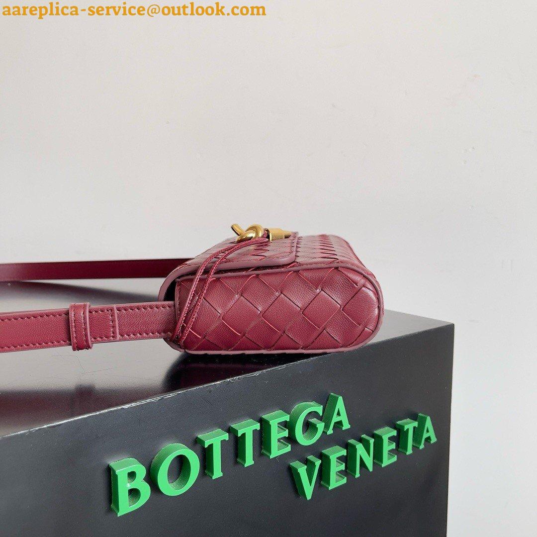 Replica Bottega Veneta Mini Andiamo Cross-Body Bag in Barolo Intrecciato Lambskin 8 Replica Bottega Veneta Mini Andiamo Cross-Body Bag in Barolo Intrecciato Lambskin 8