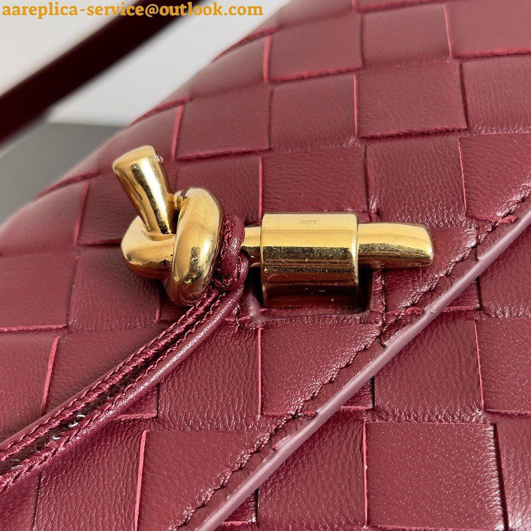 Replica Bottega Veneta Mini Andiamo Cross-Body Bag in Barolo Intrecciato Lambskin 9 Replica Bottega Veneta Mini Andiamo Cross-Body Bag in Barolo Intrecciato Lambskin 9