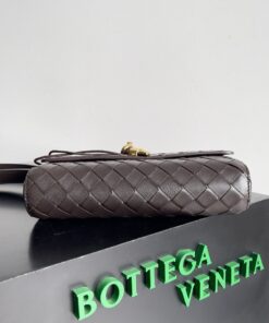 Replica Bottega Veneta Mini Andiamo Cross-Body Bag in Fondant Intrecciato Lambskin