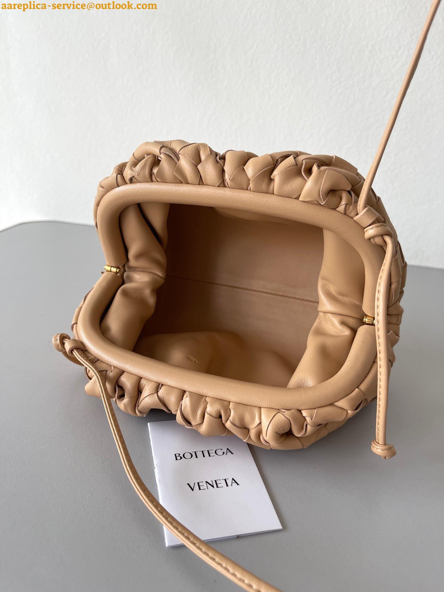 Replica Bottega Veneta Mini Pouch with Strap in Almond Intrecciato Lambskin 11 Replica Bottega Veneta Mini Pouch with Strap in Almond Intrecciato Lambskin 11