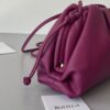 Replica Bottega Veneta Mini Pouch with Strap in Cinnabar Calfskin