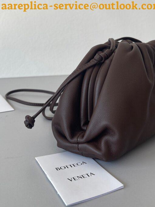 Replica Bottega Veneta Mini Pouch with Strap in Grape Calfskin 2